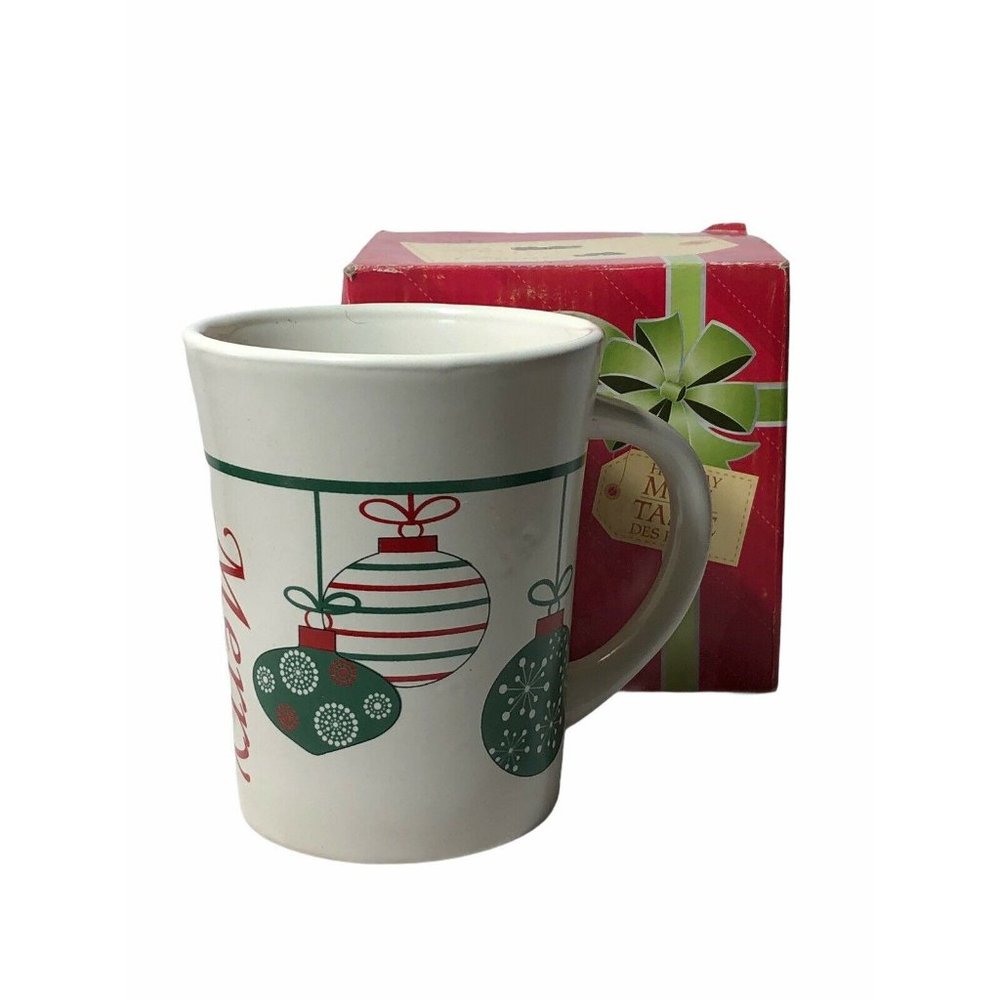Holiday Mug Greenbrier Merry Christmas Coffee Cup